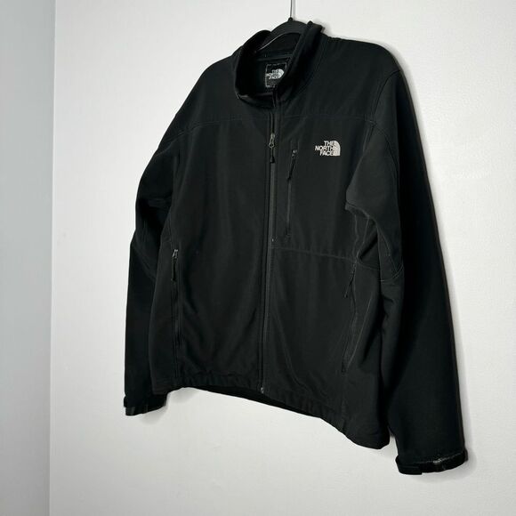 The North Face black zip up jacket size large - Picture 2 of 5